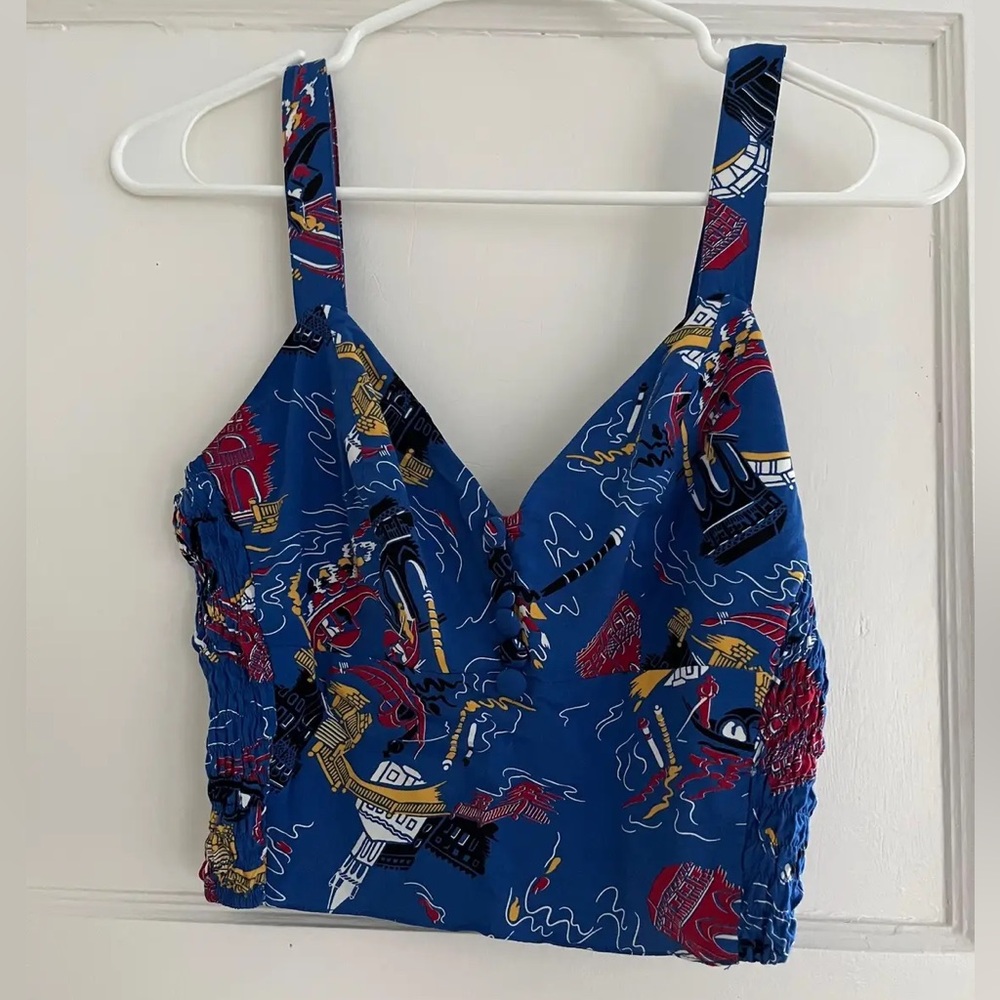 Trashy Dive Hottie Top in Venice Print Size 6